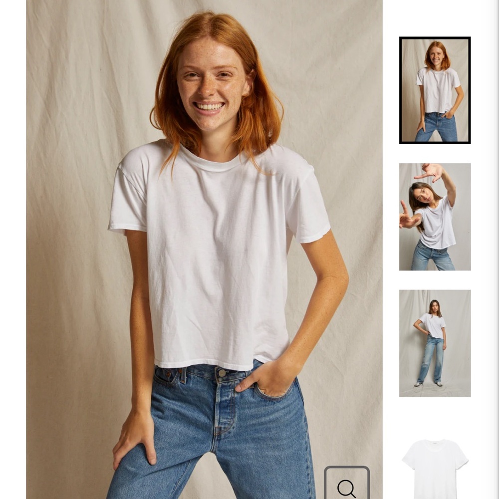 Perfectwhitetee Harley shirt medium NWT